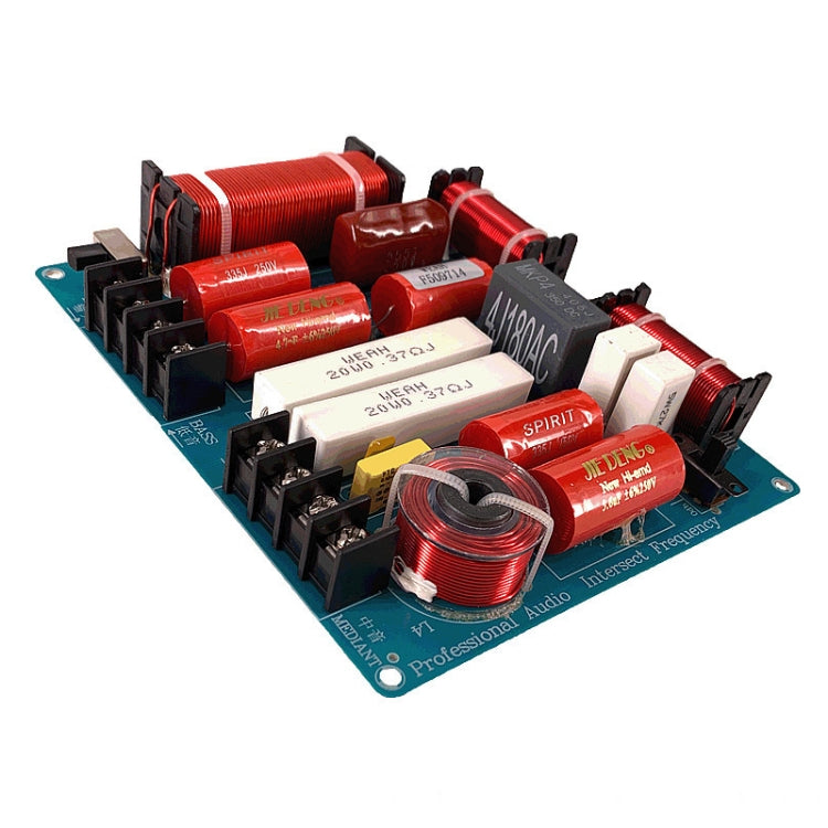 3509A High Medium And Low 3-Way Audio Crossover Stage Speaker Divider(B Model Red) - free shipping - PMC Jewellery - Order now!