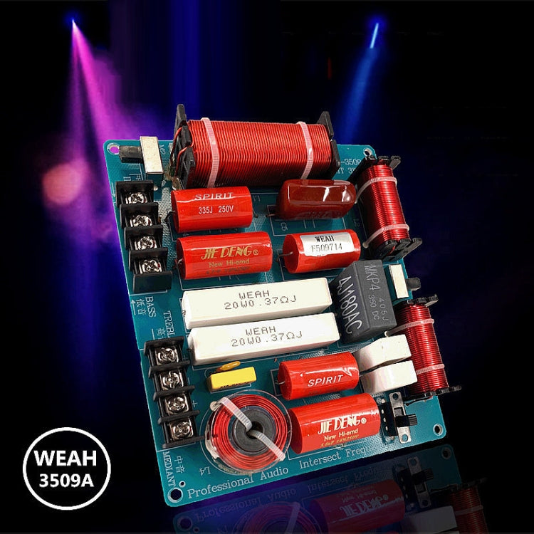 3509A High Medium And Low 3-Way Audio Crossover Stage Speaker Divider(B Model Red) - free shipping - PMC Jewellery - Order now!