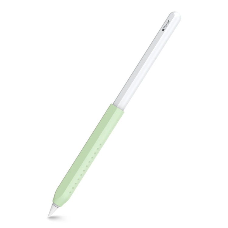 For Apple Pencil 1&2 AhaStyle PT182 Silicone Protective Grip Cover(Green) - Pencil Accessories by AhaStyle | Online Shopping South Africa | PMC Jewellery | Buy Now Pay Later Mobicred