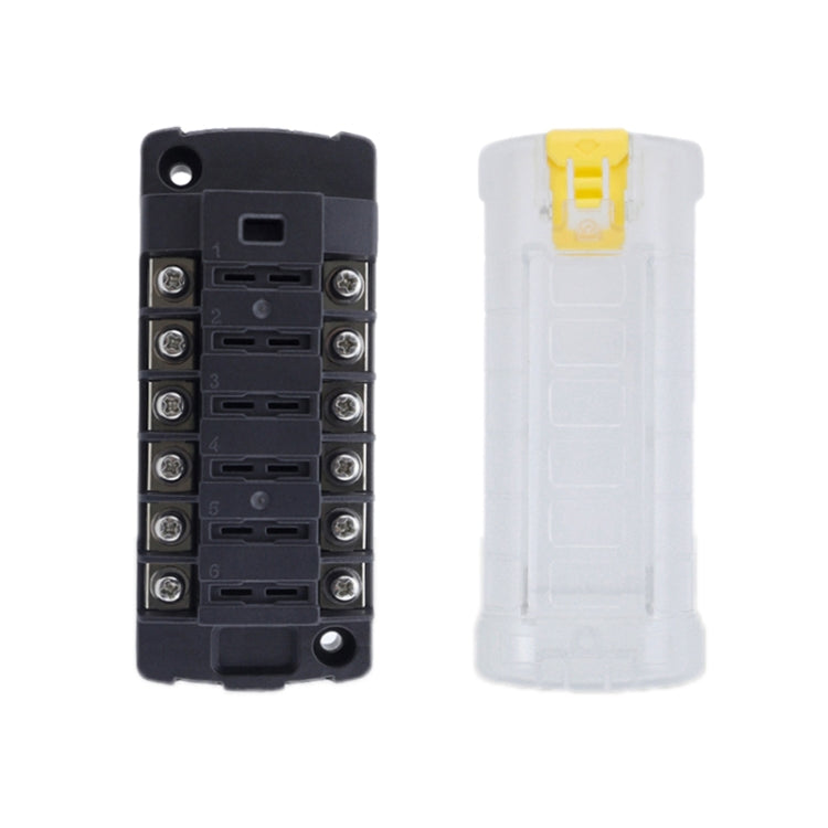 6-Way Plug-In Insulated Cover Fuse Box For Cars Yachts, Set: Standard - Fuse by PMC Jewellery | Online Shopping South Africa | PMC Jewellery | Buy Now Pay Later Mobicred