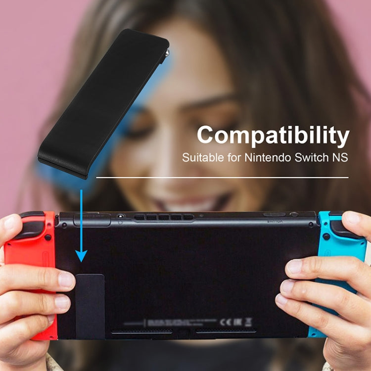 For Nintendo Switch Console 2pcs Replacement Kickstand Back Shell Holder(White) - Holder by PMc TechLife | Online Shopping South Africa | PMc TechLife | Buy Now Pay Later Mobicred
