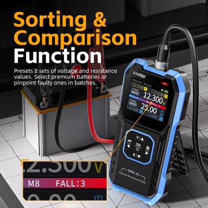 FNIRSI 18650 Lithium Battery Internal Resistance Voltage Measuring Instrument(HRM-10) - Battery & Resistance Tester by FNIRSI | Online Shopping South Africa | PMC Jewellery | Buy Now Pay Later Mobicred