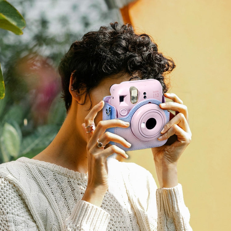 Colorful Starry Sky Camera Protection Bag For Fujifilm Instax Mini 12(Blue Pink) - free shipping - PMC TechLife - Order now!