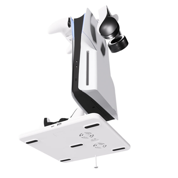 For PS5 Slim iplay Multifunctional Cooling Stand with Dual Controller Charging Station Headset Holder and 6 Game Card Storage - free shipping - PMC Jewellery - Order now!