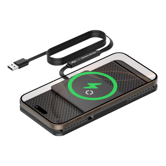 Avoid Camera Universal Car Wireless Charger Anti-slip Mat(USB Interface 1m) - Wireless Charging Pads by PMC Jewellery | Online Shopping South Africa | PMC Jewellery | Buy Now Pay Later Mobicred