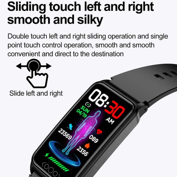 Uric Acid Blood Lipid Noninvasive Blood Sugar Heart Rate Oxygen Temperature Monitoring Smart Healthy Sports Bracelet(Black) - Smart Wristbands by PMC TechLife | Online Shopping South Africa | PMC TechLife | Buy Now Pay Later Mobicred