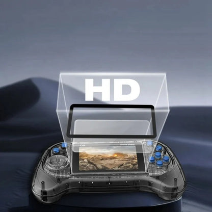 Q8 Handheld Game Console 3.0 Inch Screen Support TV Connection Built In 800 Games Doubles Transparent Gray - Pocket Console by PMC Jewellery | Online Shopping South Africa | PMC Jewellery | Buy Now Pay Later Mobicred