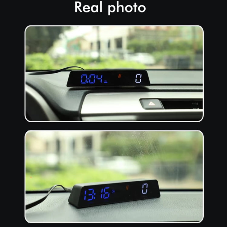 Head-up Display USB Powered High-definition Vehicle Code Altitude Meter(All White) - Head Up Display System by PMC Jewellery | Online Shopping South Africa | PMC Jewellery | Buy Now Pay Later Mobicred