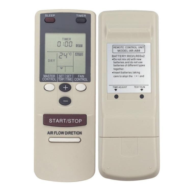 For Fujitsu AR-AB8 Air Conditioner Remote Control Replacement Parts - Air-Conditioner by PMc TechLife | Online Shopping South Africa | PMc TechLife | Buy Now Pay Later Mobicred