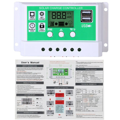 60A 12V PWM Solar Cell Panel Charger Controller Lithium-ion Lead-acid Battery Solar Controller - Voltage Stabilizer by PMC Jewellery | Online Shopping South Africa | PMC Jewellery | Buy Now Pay Later Mobicred