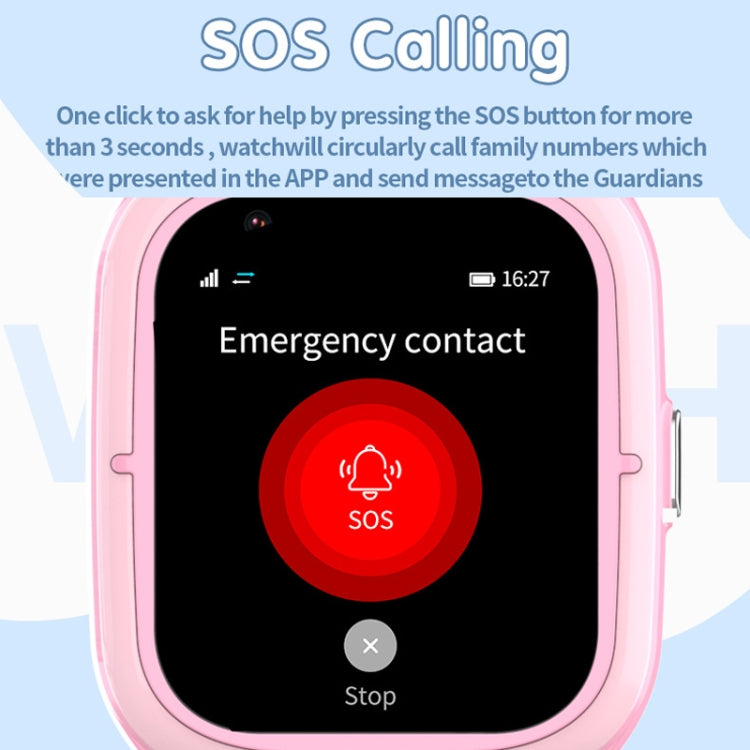 4G Kids Smart Phone Positioning Watch IP67 Waterproof / Video / Voice Calling(Black) - Smart Watches by PMC TechLife | Online Shopping South Africa | PMC TechLife | Buy Now Pay Later Mobicred