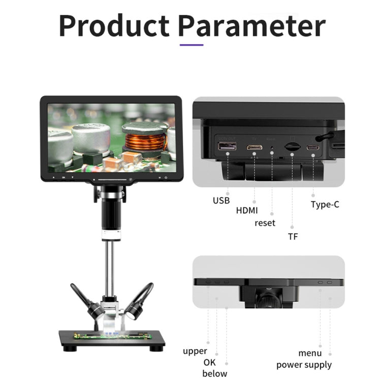 10.1 Inch Screen Repair Digital Electron Microscope(LP101-A) - free shipping - PMc TechLife - Order now!
