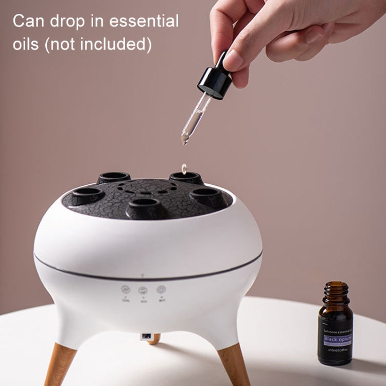 Dynamic Multi-Spray Aromatherapy Diffuser With Colorful Lights Remote Control Humidifier EU Plug(V80 Spit Circle Upgrade Model) - free shipping - PMC TechLife - Order now!
