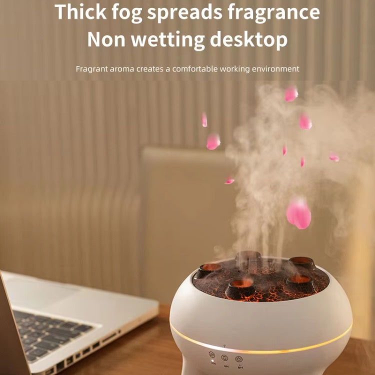 Dynamic Multi-Spray Aromatherapy Diffuser With Colorful Lights Remote Control Humidifier US Plug(V80 Spit Circle Upgrade Model) - free shipping - PMC TechLife - Order now!