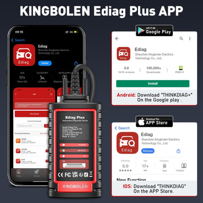 KINGBOLEN OBD2 Car Tester Diagnostics(Ediag Plus) - Electronic Test by KINGBOLEN | Online Shopping South Africa | PMC Jewellery | Buy Now Pay Later Mobicred