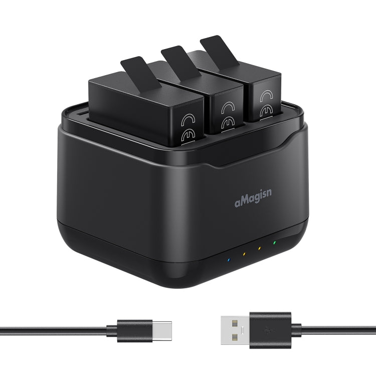 For GoPro HERO13 Black AMagisn Battery Charger Charging Seat - free shipping - PMC TechLife - Order now!