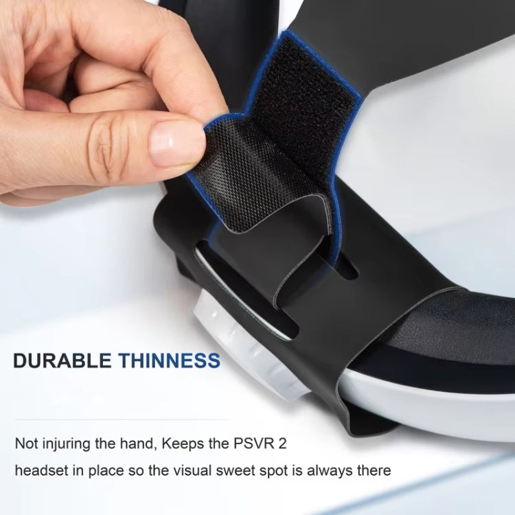 DEVASO For PlayStation VR 2 Double-sided PU Decompression Weight Reduction Headband(Quick Release) - VR Accessories by DEVASO | Online Shopping South Africa | PMC Jewellery | Buy Now Pay Later Mobicred