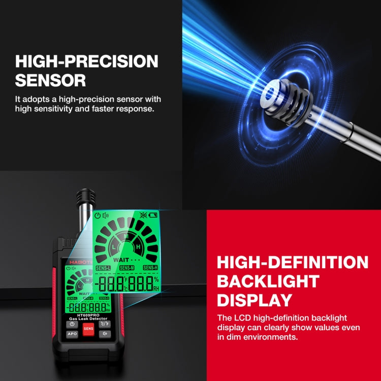 HABOTEST Combustible Gas Methane Leak Detector - free shipping - PMC Jewellery - Order now!