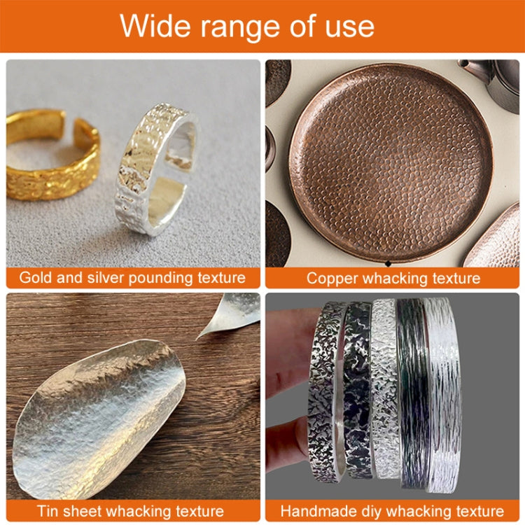 Handmade DIY Square Hammer Gold And Silver Jewelry Texture Hammer, Model: No.5 - free shipping - PMc TechLife - Order now!