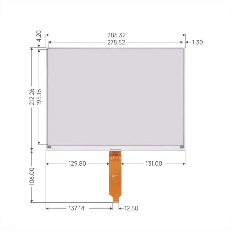 Waveshare 13.3inch 960��680 Pixels SPI Communication E-Ink Display, Spec: Module Version - free shipping - PMc TechLife - Order now!