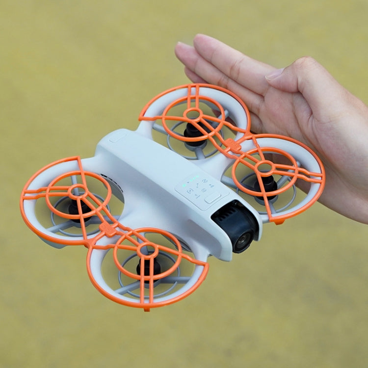 For DJI Neo Drone BRDRC Propellers Guard Cover Anti-collision Ultra-light Bumper Ring(Orange) - free shipping - PMC TechLife - Order now!