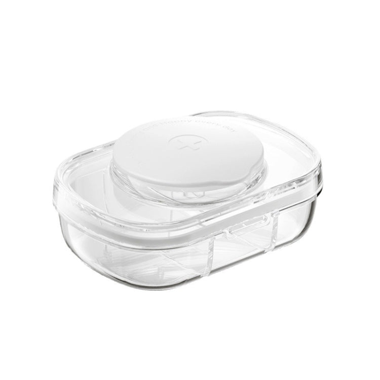 Portable Compartment Sealed Medicine Organizer Large Capacity Pill Dispenser(Transparent Gray) - free shipping - PMC TechLife - Order now!