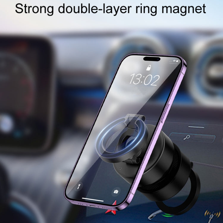 D1 Rotatable Magnetic Finger Ring Clip Car Phone Navigation Holder(Silver) - Car Holders by PMC Jewellery | Online Shopping South Africa | PMC Jewellery | Buy Now Pay Later Mobicred