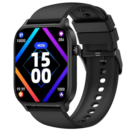 Bluetooth Talk HD Large Screen Heart Rate Oxygen Monitoring Multi-Sport Mode Smart Watch(Black) - Smart Watches by PMC Jewellery | Online Shopping South Africa | PMC Jewellery | Buy Now Pay Later Mobicred