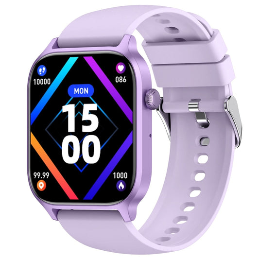 Bluetooth Talk HD Large Screen Heart Rate Oxygen Monitoring Multi-Sport Mode Smart Watch(Purple) - Smart Watches by PMC Jewellery | Online Shopping South Africa | PMC Jewellery | Buy Now Pay Later Mobicred