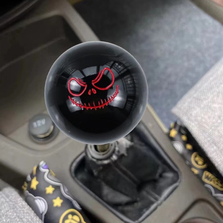 Car Modification Ghost Face Sphere Manual Shift Header(White) - Shift Knob by PMC Jewellery | Online Shopping South Africa | PMC Jewellery | Buy Now Pay Later Mobicred