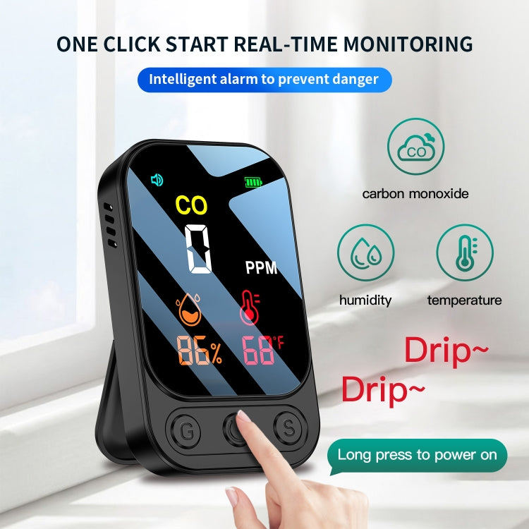 3 In 1 Multifunctional Portable Carbon Monoxide Detector(White) - Air & Water Quality Tester by PMC TechLife | Online Shopping South Africa | PMC TechLife | Buy Now Pay Later Mobicred