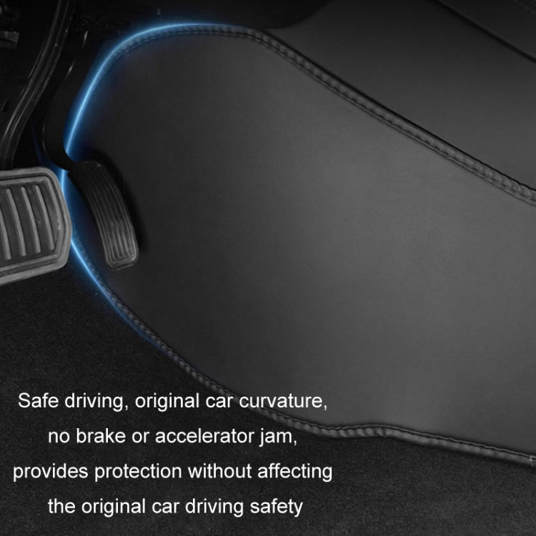 For Tesla Center Console Side Anti-kick Protective Pad, Style: For 2024 Model 3 Rear Row TPE - Seat Accessories by PMC Jewellery | Online Shopping South Africa | PMC Jewellery | Buy Now Pay Later Mobicred