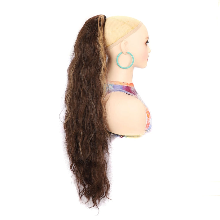 Ladies Extended Woolly Curly Rope Pulling Mesh Ponytail Wig, Color: 10BH26# - free shipping - PMC TechLife - Order now!