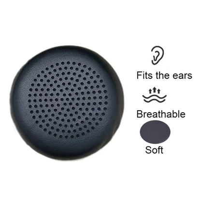 1pair For Plantronics UC B825 Headphone Leather Sponge Cover Earmuffs, Color: Black Mesh Leather - Earmuff & Pad by PMC Jewellery | Online Shopping South Africa | PMC Jewellery | Buy Now Pay Later Mobicred