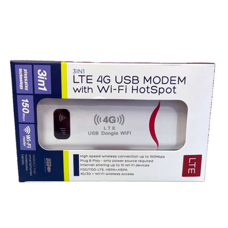 Asian Version 4G USB WiFi Dongle NIC Router WiFi Wireless Car Hotspot - 4G Mobile Wifi by PMC TechLife | Online Shopping South Africa | PMC TechLife | Buy Now Pay Later Mobicred