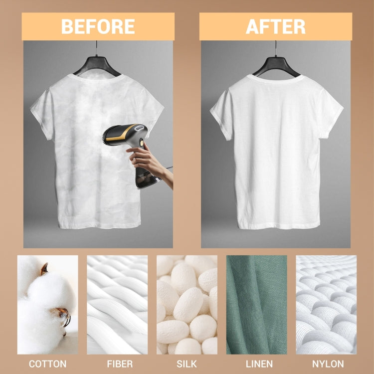 Small Portable Handheld Household Steam Spray Clothes Wrinkle Removal Iron, Size: US Plug(White) - free shipping - PMC TechLife - Order now!