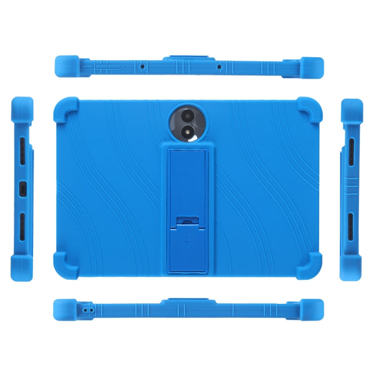 For TCL TAB 11 FE Shockproof Silicone Tablet Protective Case With Holder(Red) - Others by PMC TechLife | Online Shopping South Africa | PMC TechLife | Buy Now Pay Later Mobicred