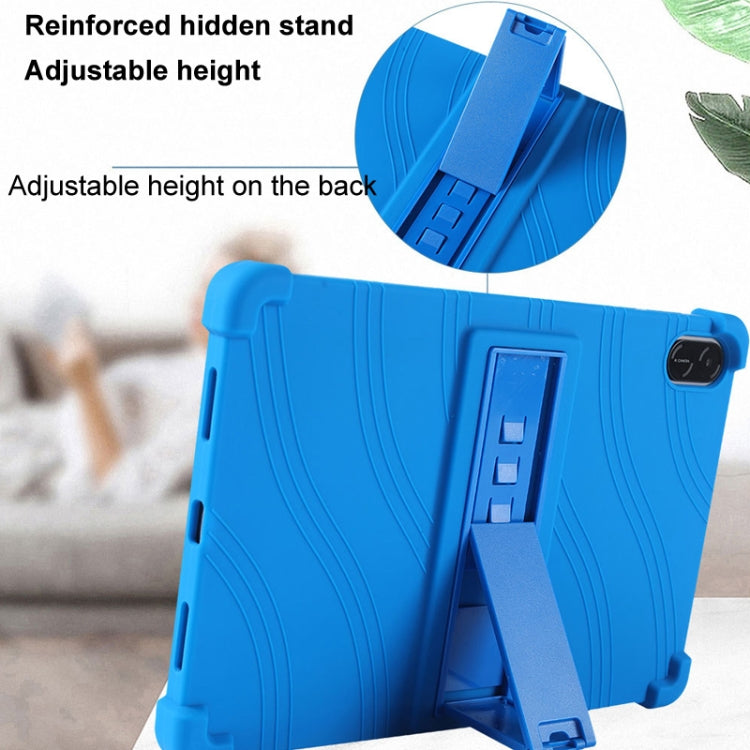 For Honor Pad X9 Shockproof Silicone Tablet Protective Case With Holder(Red) - Honor by PMC TechLife | Online Shopping South Africa | PMC TechLife | Buy Now Pay Later Mobicred