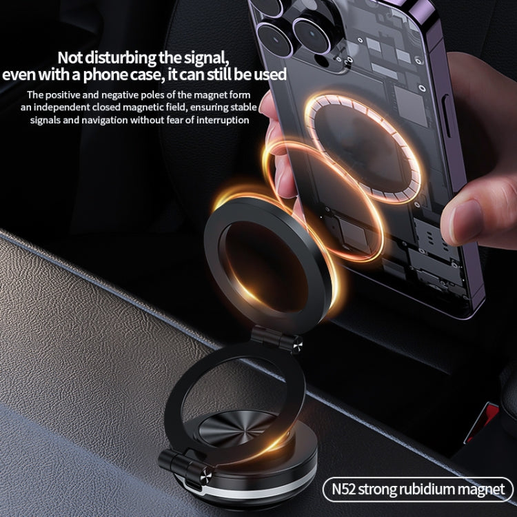 AIMITE C2 Car Vacuum Suction Cup Magnetic Three Axis Linkage Rotatable Cell Phone Holder(Black) - free shipping - PMC Jewellery - Order now!