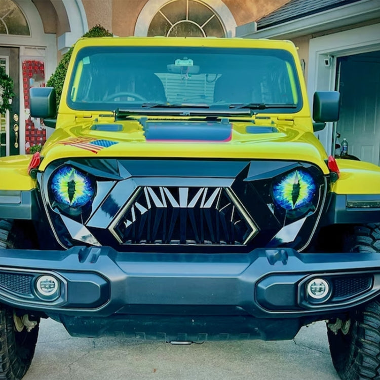 1pair Beast Eyes Headlight Decorative Stickers Off-Road Vehicle Front Lights Stereo Decals, Style: 28 - Lamp Decoration by PMC TechLife | Online Shopping South Africa | PMC TechLife | Buy Now Pay Later Mobicred