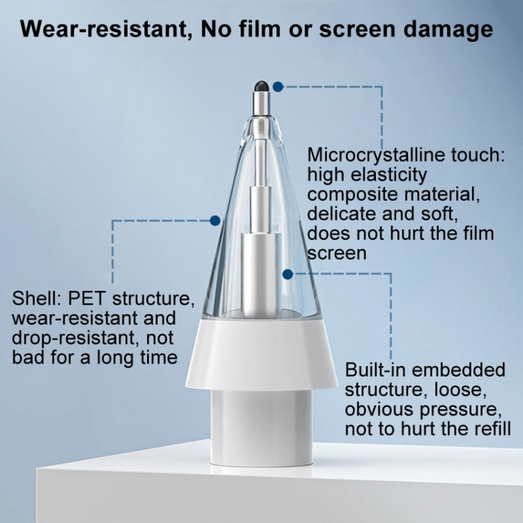 For Huawei M-Pencil 2 / 3 Mute Damping Anti-slip Replacement Nibs, Style: 2H Transparent - free shipping - PMc TechLife - Order now!