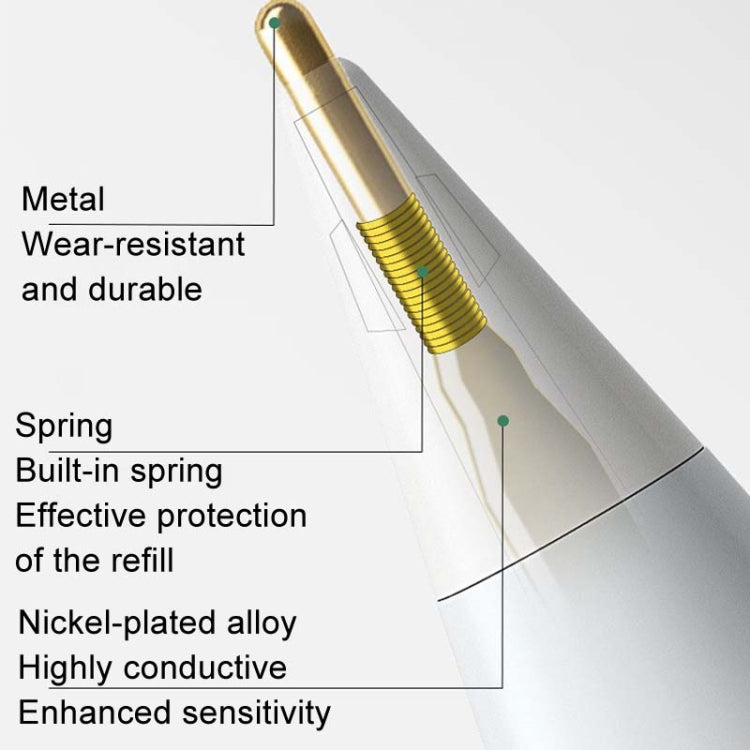 For Apple Pencil Series Replacement Nibs Modified Nibs, Style: 3.0 Round Head Black Shell Silver Tip - free shipping - PMc TechLife - Order now!