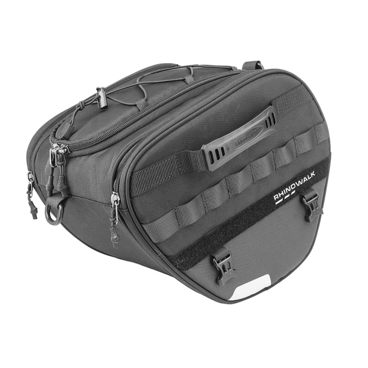 Rhinowalk MTR5001 15L Scooter Front Bag Large Capacity Curved Beam Motorcycle Rear Seat Bag(Black) - Bags & Luggages by Rhinowalk | Online Shopping South Africa | PMC Jewellery | Buy Now Pay Later Mobicred