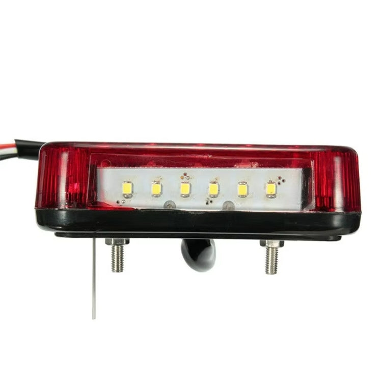 Transparent Shell Square Trailer LED Brake Tail Light - Brake Lights by PMC TechLife | Online Shopping South Africa | PMC TechLife | Buy Now Pay Later Mobicred