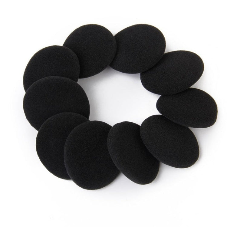 10pcs Sponge Ear Pads For Headphones Replacement Cushions 50mm - Earmuff & Pad by PMC Jewellery | Online Shopping South Africa | PMC Jewellery | Buy Now Pay Later Mobicred