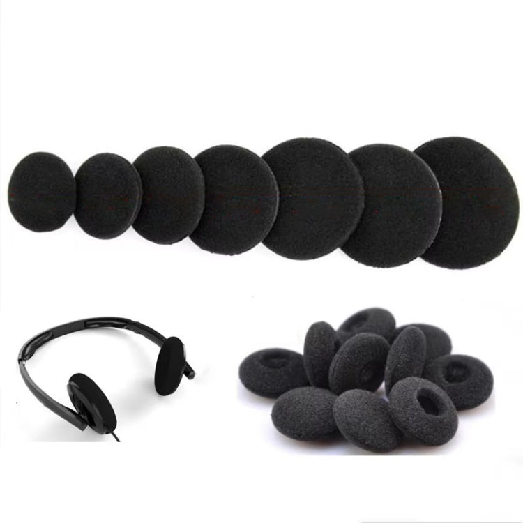 10pcs Sponge Ear Pads For Headphones Replacement Cushions 60mm - Earmuff & Pad by PMC Jewellery | Online Shopping South Africa | PMC Jewellery | Buy Now Pay Later Mobicred