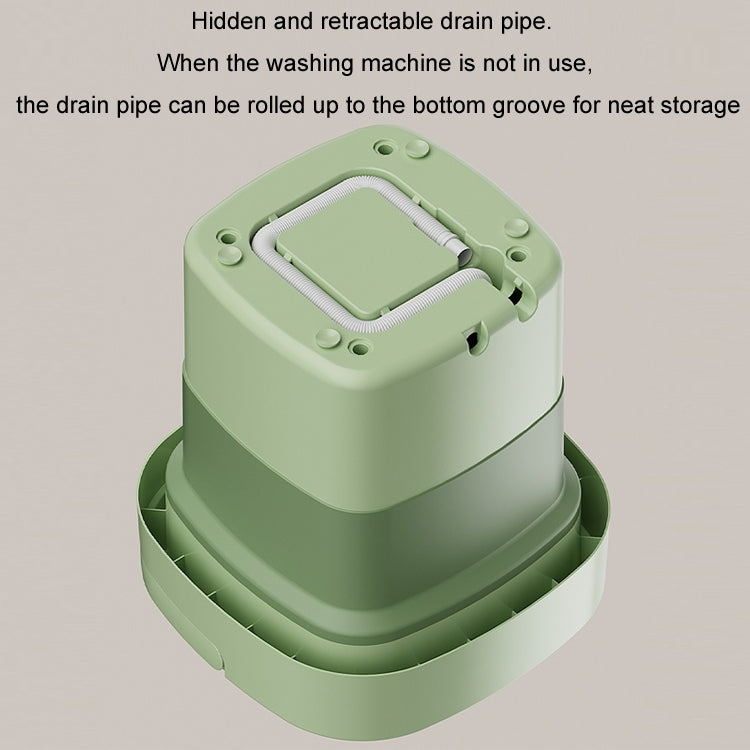 Fully Automatic Mini Foldable Washing Machine With Dehydration Function, Size: UK Plug(Blue) - free shipping - PMC TechLife - Order now!