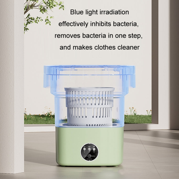 Fully Automatic Mini Foldable Washing Machine With Dehydration Function, Size: UK Plug(Pink) - free shipping - PMC TechLife - Order now!