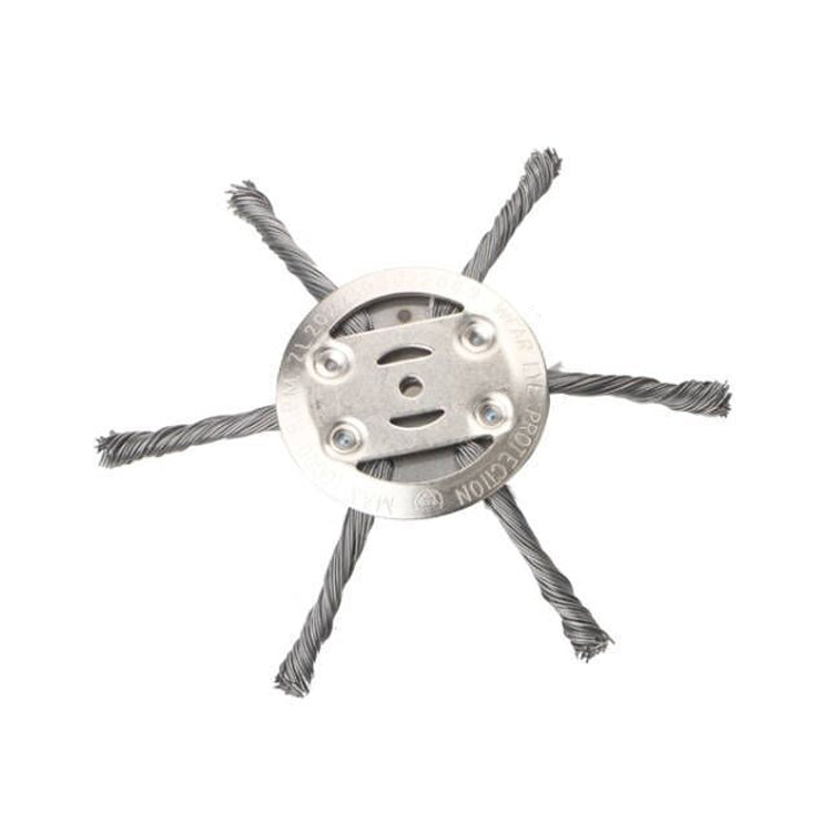 Steel Wire Weeding Wheel Twisted Wire Weeding Disc Mower Blade Accessories, Spec: 6-heads - Lawn Mower, Saws & Accessories by PMC TechLife | Online Shopping South Africa | PMC TechLife | Buy Now Pay Later Mobicred