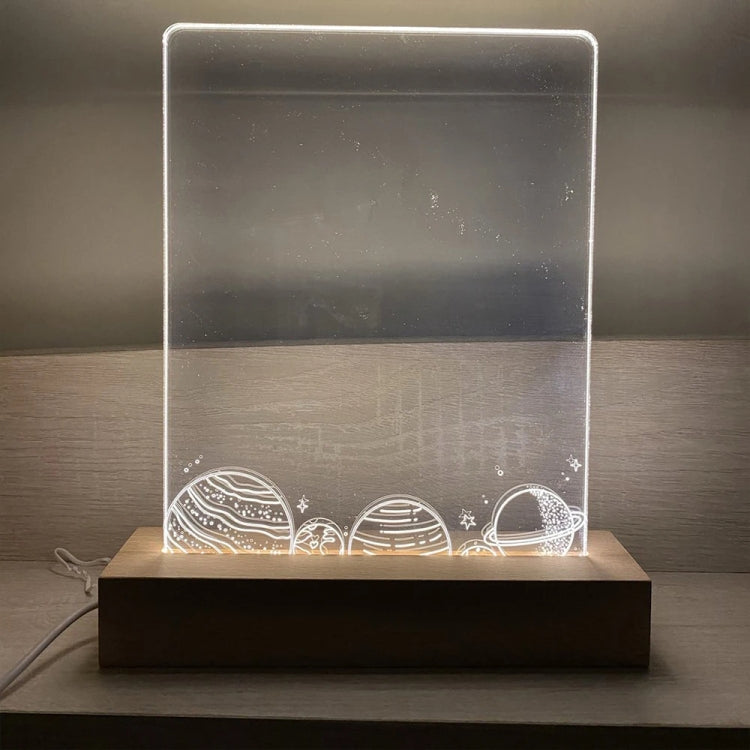 LED Light Solid Wood Luminous Base for Resin Art Acrylic Glass Lights Oval  15cm(Warm Light) - free shipping - PMc TechLife - Order now!